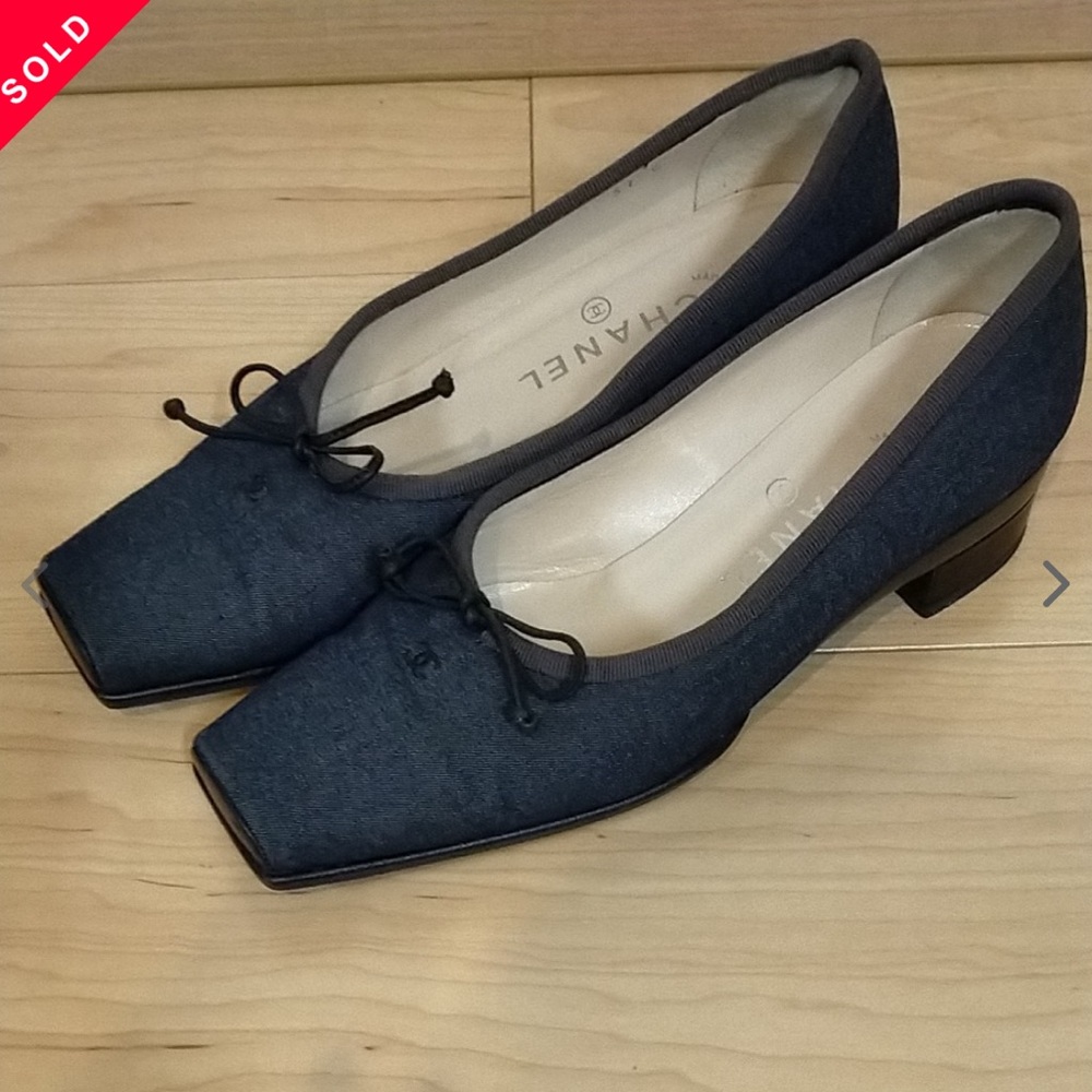 Chanel Women's Denim Heels